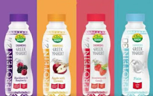 شراب زبادي البروتين من ندى (نكهات متنوعة)